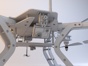 octocopter - 3dr octo-quad 3D Модель