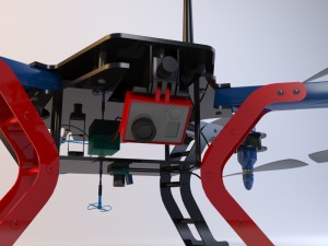octocopter - 3dr octo-quad 3D Модель