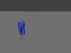 realistic coil spring 3D 模型