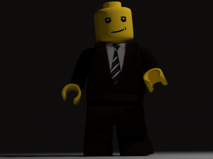 lego german soldier 3D Model
