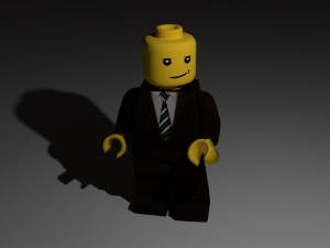 lego german soldier 3D Model