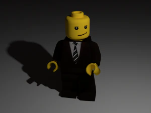 lego german soldier 3D Model
