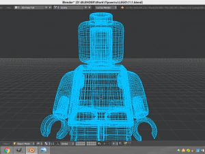 lego german soldier 3D Model