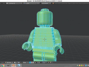 lego german soldier 3D Model