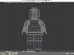 lego german soldier 3D Model