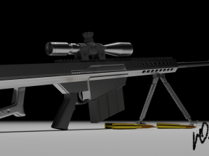 barrett 3Dモデル