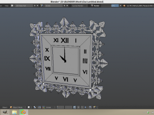 big clock Modello 3D