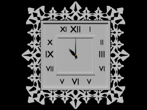 big clock Modello 3D