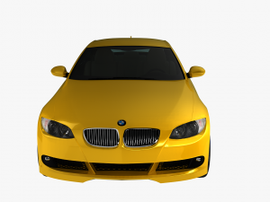 bmw 3 series e92 car sport coupe Model 3D