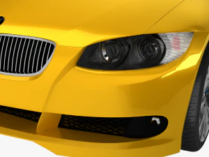 bmw 3 series e92 car sport coupe 3D Model