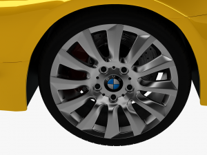 bmw 3 series e92 car sport coupe Model 3D