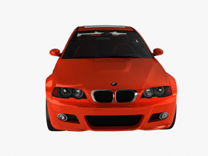 bmw 3-series e46 sedan car 3D 模型