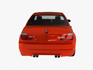 bmw 3-series e46 sedan car 3D 模型
