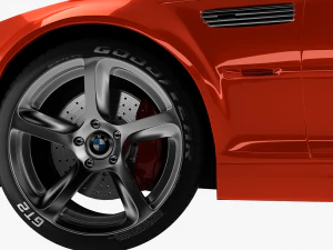 bmw 3-series e46 sedan car 3D Model