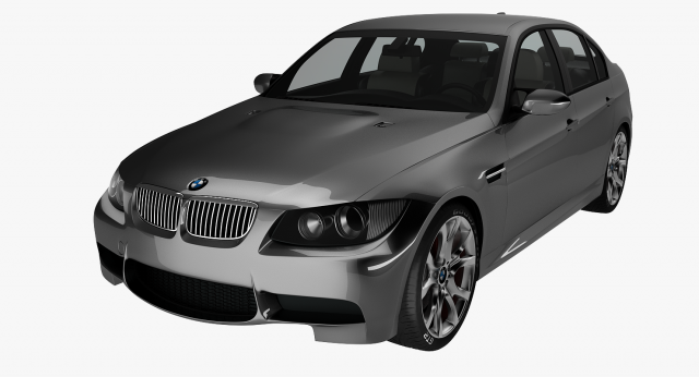 bmw 3-series e90 sedan car 3D Model .c4d .max .obj .3ds .fbx .stl .blend 