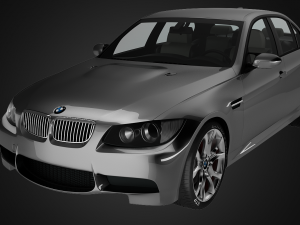 bmw 3-series e90 sedan car 3D Model