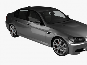 bmw 3-series e90 sedan car 3D Model