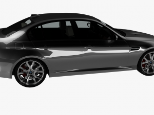 bmw 3-series e90 sedan car 3D Model