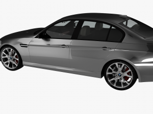 bmw 3-series e90 sedan car 3D Model