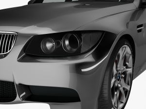 bmw 3-series e90 sedan car 3D Model
