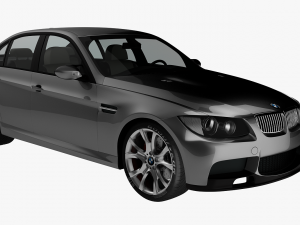 bmw 3-series e90 sedan car 3D Model