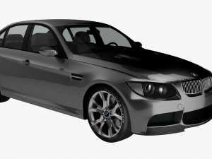 bmw 3-series e90 sedan car 3D Model