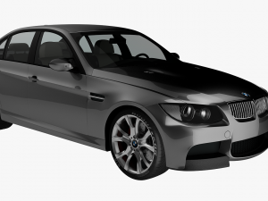bmw 3-series e90 sedan car 3D Model