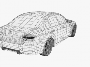 bmw 3-series e90 sedan car 3D Model