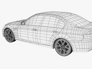 bmw 3-series e90 sedan car 3D Model