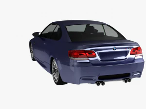 bmw m3 e92 coupe sport car 3D Model