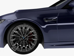 bmw m3 e92 coupe sport car 3D Model