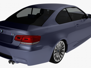 bmw m3 e92 coupe sport car Modèle 3D