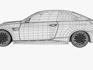 bmw m3 e92 coupe sport car 3D Model