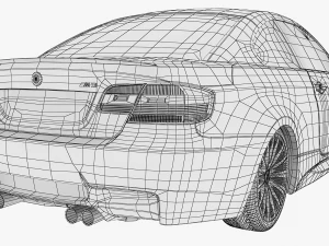 bmw m3 e92 coupe sport car 3D Model