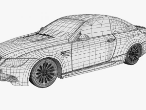 bmw m3 e92 coupe sport car 3D Model