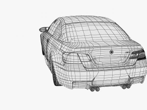 bmw m3 e92 coupe sport car 3D Model