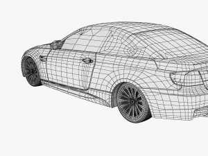 bmw m3 e92 coupe sport car 3D Model