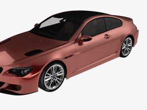 bmw m6 coupe sport car 3D Model