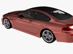 bmw m6 coupe sport car 3D Model