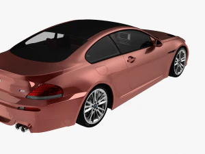 bmw m6 coupe sport car 3D Model
