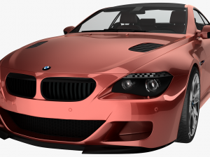 bmw m6 coupe sport car 3D Model