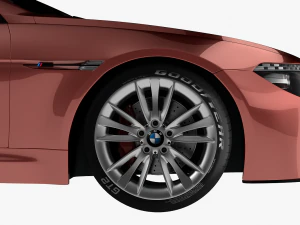 bmw m6 coupe sport car 3D Model