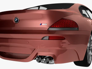 bmw m6 coupe sport car 3D Model