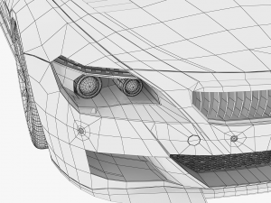 bmw m6 coupe sport car 3D Model