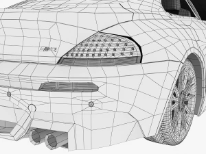 bmw m6 coupe sport car 3D Model