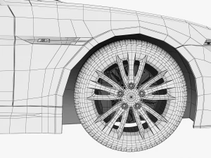 bmw m6 coupe sport car 3D Model