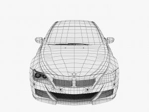 bmw m6 coupe sport car 3D Model