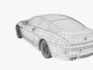bmw m6 coupe sport car 3D Model