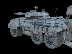 sci-fi tank 3D Модель