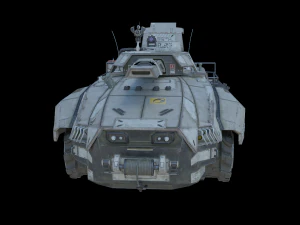 sci-fi tank 3D Model